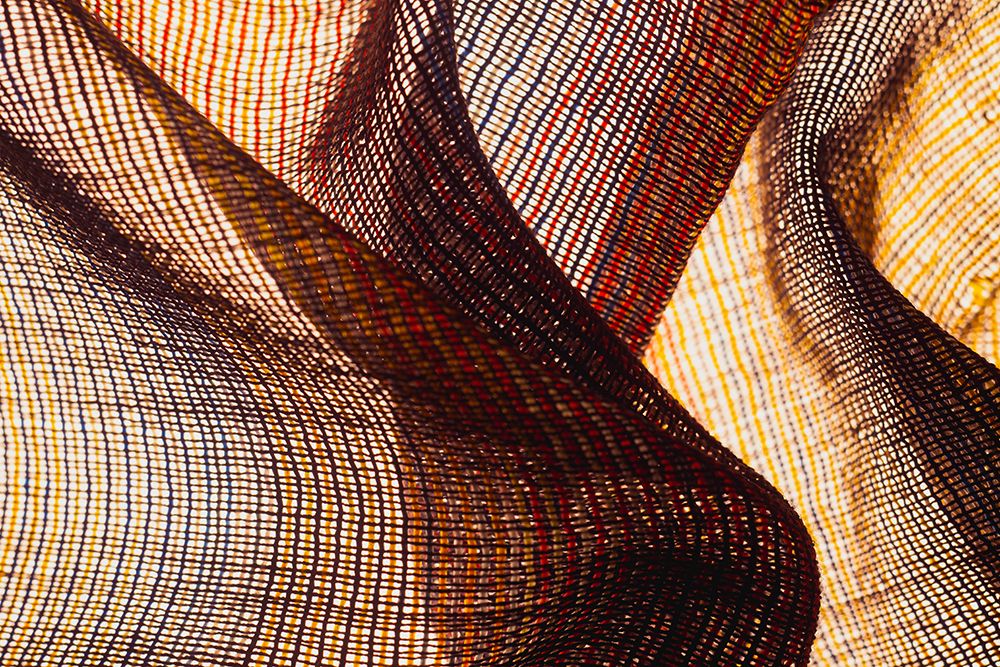 Colorful fabric detail art print by Zandria Muench for $57.95 CAD