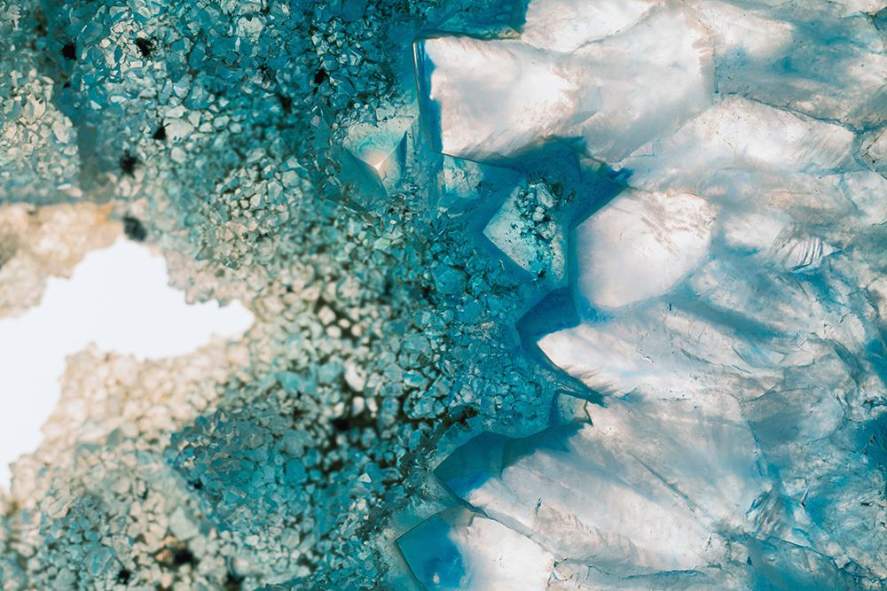 Sliced rock crystals art print by Zandria Muench for $57.95 CAD