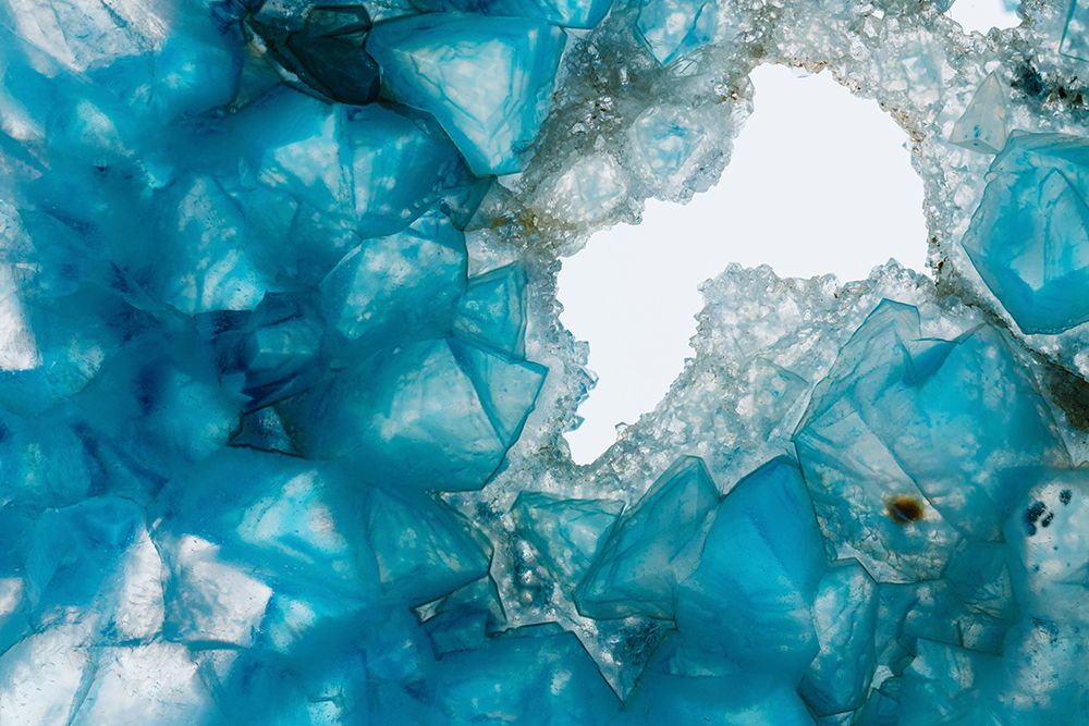 Sliced rock crystals art print by Zandria Muench for $57.95 CAD