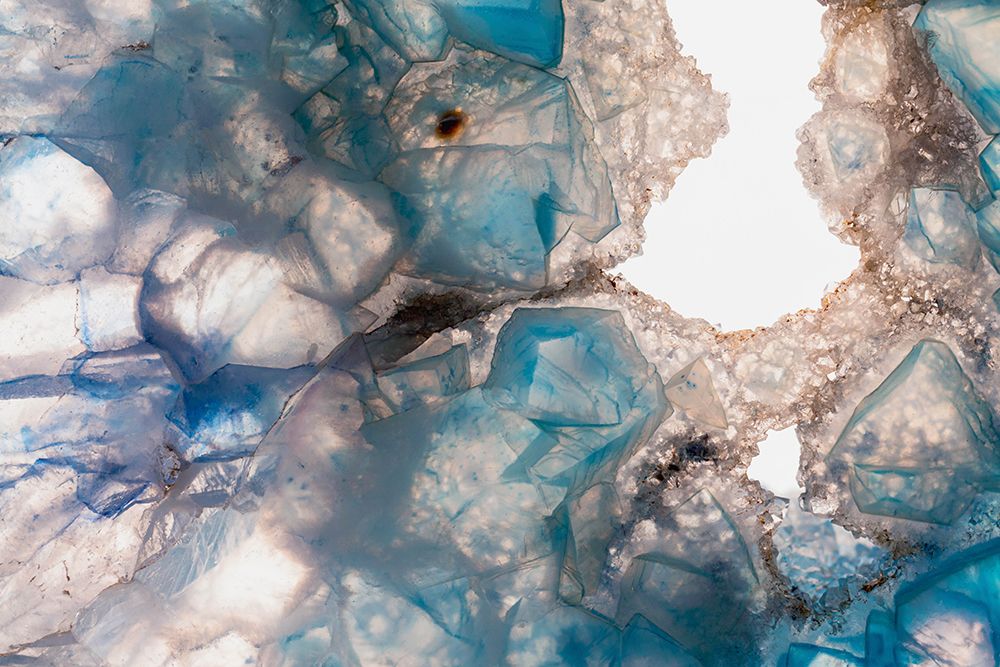 Sliced rock crystals art print by Zandria Muench for $57.95 CAD