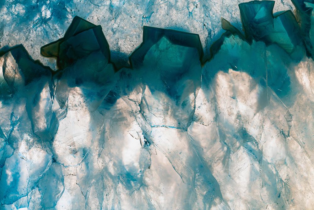 Sliced rock crystals art print by Zandria Muench for $57.95 CAD