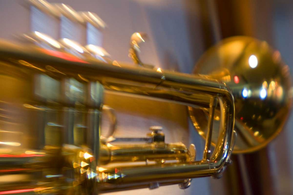 French Polynesia Brass trumpet used in band art print by Wendy Kaveney for $57.95 CAD