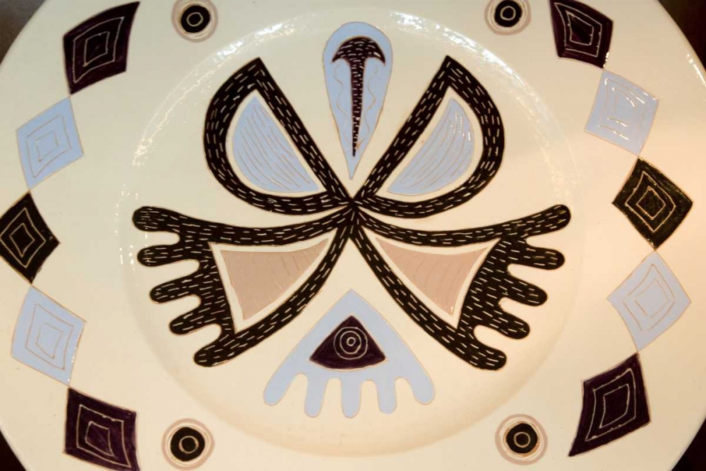 French Polynesia, Society Isl Designs on a plate art print by Wendy Kaveney for $57.95 CAD