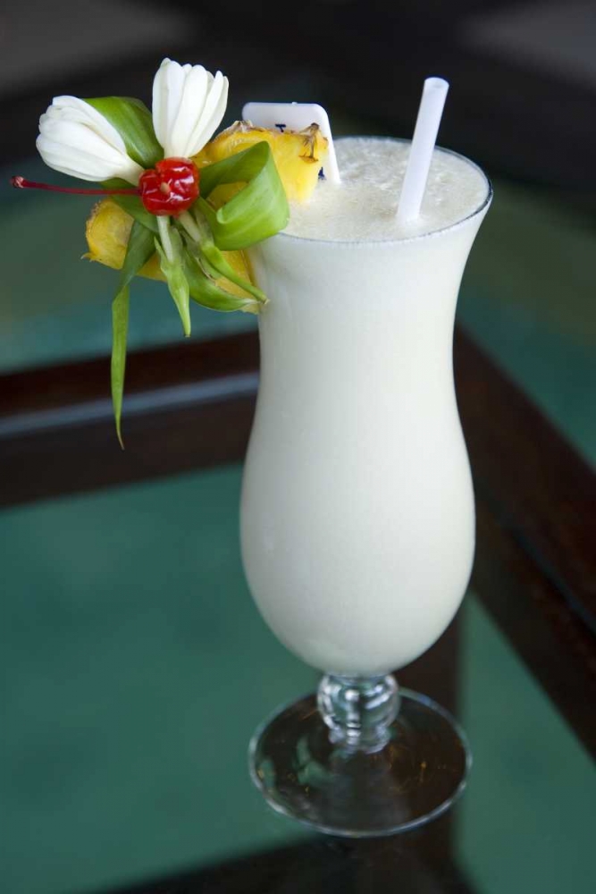 French Polynesia, Rangiroa Cocktail with fruit art print by Wendy Kaveney for $57.95 CAD