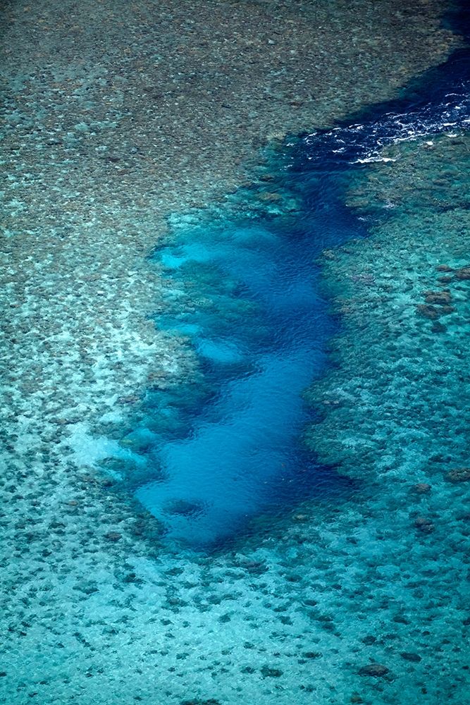 Channel in the reef-Vaimaanga Tapere-Rarotonga-Cook Islands-South Pacific art print by David Wall for $57.95 CAD