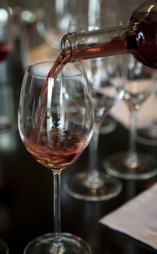 Argentina, Mendoza A rose wine being poured art print by Wendy Kaveney for $57.95 CAD