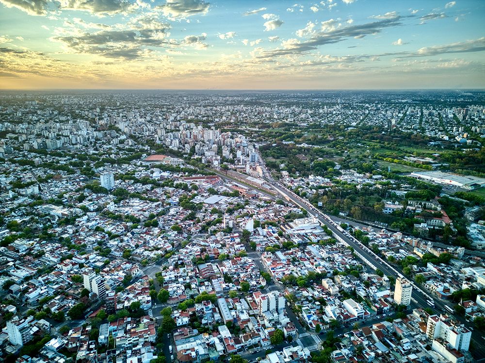 Buenos Aires, Argentina from above. art print by Michele Molinari for $57.95 CAD