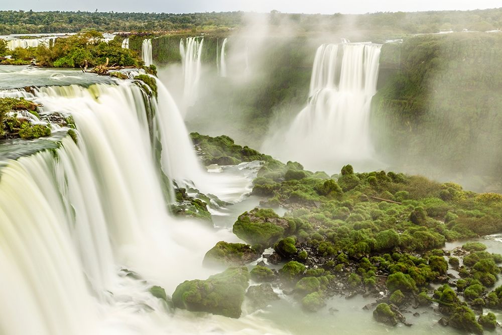 Brazil-Iguazu Falls Landscape of waterfalls art print by Jaynes Gallery for $57.95 CAD