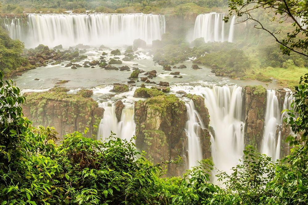 Brazil-Iguazu Falls Landscape of waterfalls art print by Jaynes Gallery for $57.95 CAD