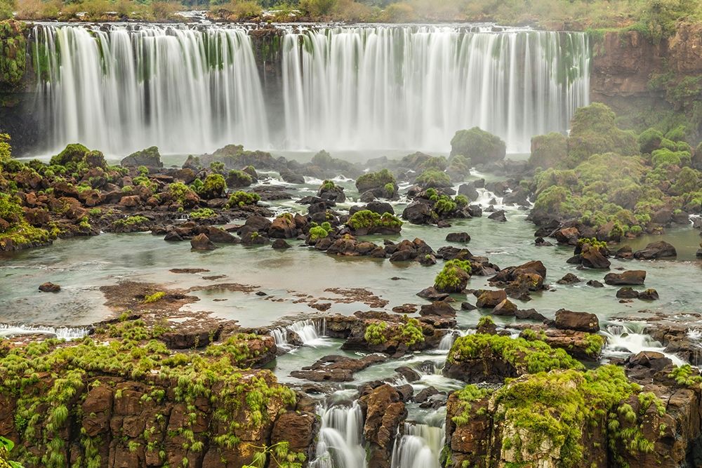 Brazil-Iguazu Falls Landscape of waterfalls art print by Jaynes Gallery for $57.95 CAD
