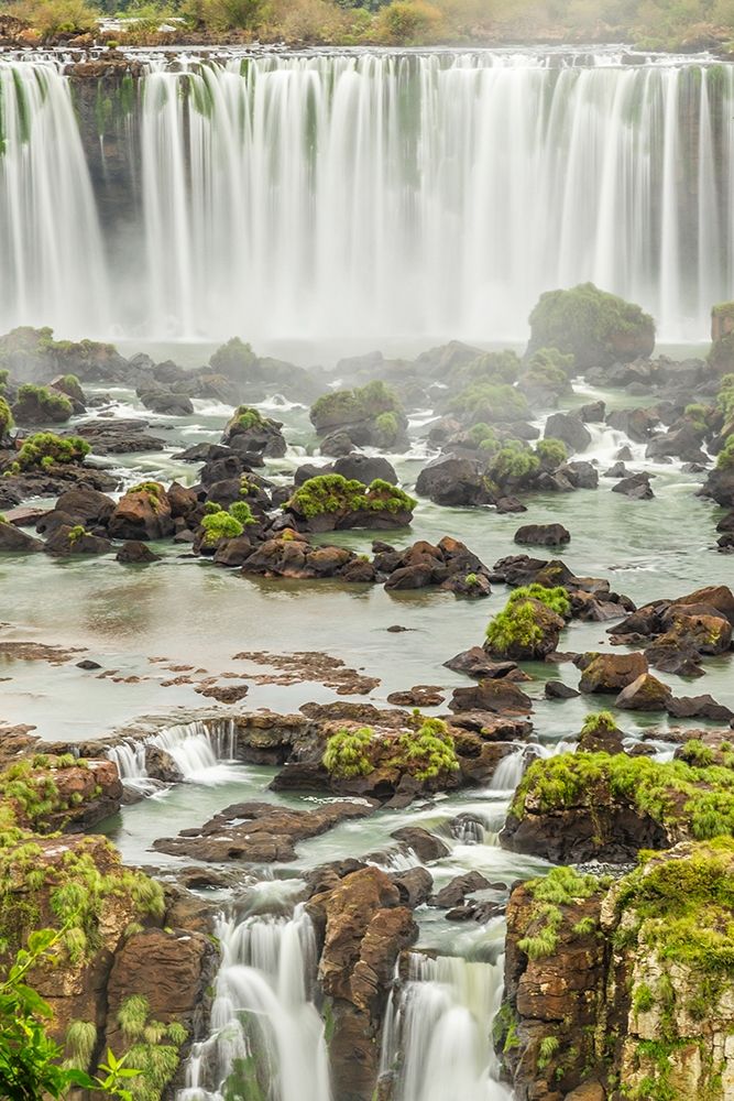 Brazil-Iguazu Falls Landscape of waterfalls art print by Jaynes Gallery for $57.95 CAD