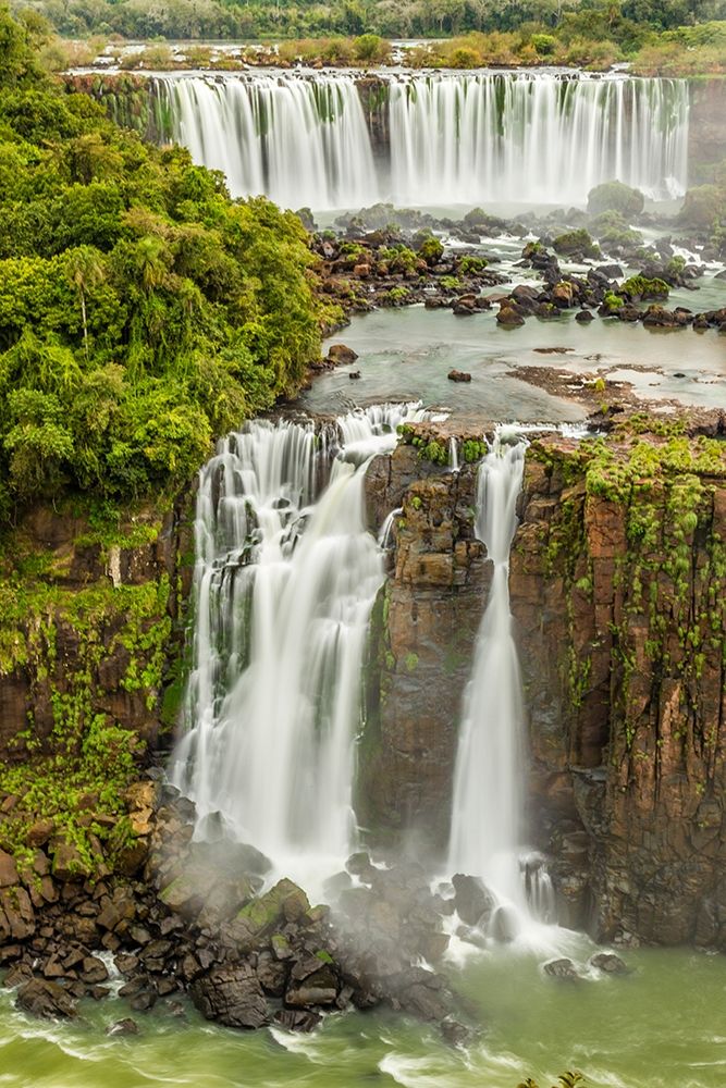 Brazil-Iguazu Falls Landscape of waterfalls art print by Jaynes Gallery for $57.95 CAD