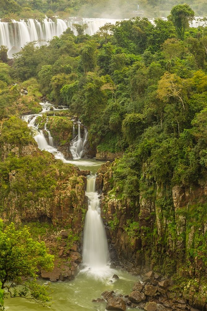 Brazil-Iguazu Falls Landscape of waterfalls art print by Jaynes Gallery for $57.95 CAD