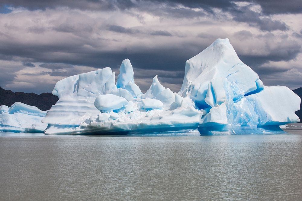 Parc Nacional Torres del Paine is Lago Grey where one finds both glaciers and floating icebergs art print by Mallorie Ostrowitz for $57.95 CAD