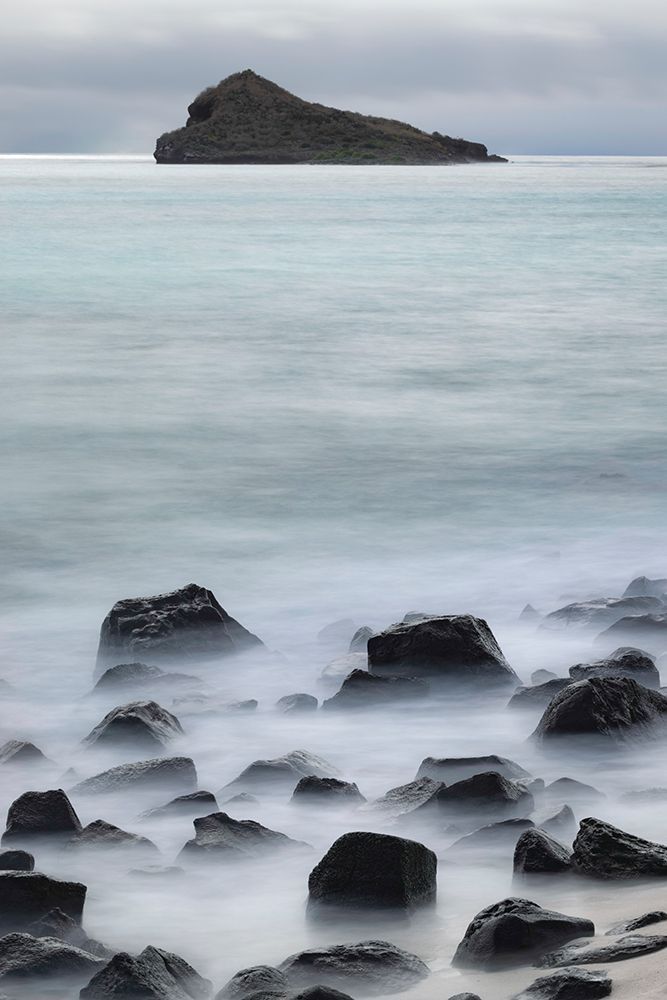 Waves crashing over lava rocks on shoreline of Espanola Island-Galapagos Islands-Ecuador art print by Adam Jones for $57.95 CAD