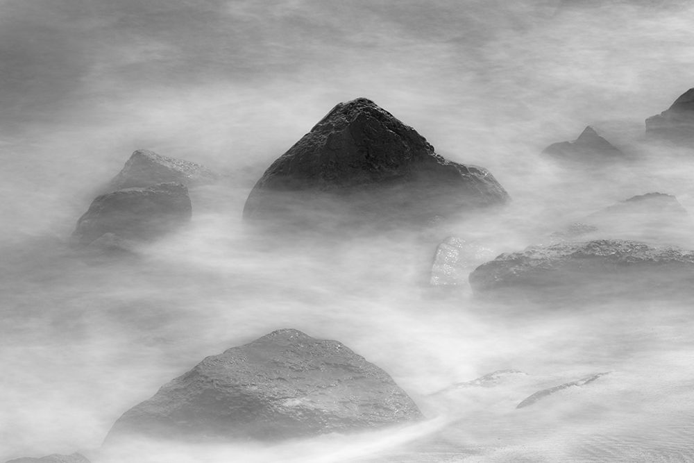 Waves crashing over lava rocks on shoreline of Espanola Island-Galapagos Islands-Ecuador art print by Adam Jones for $57.95 CAD