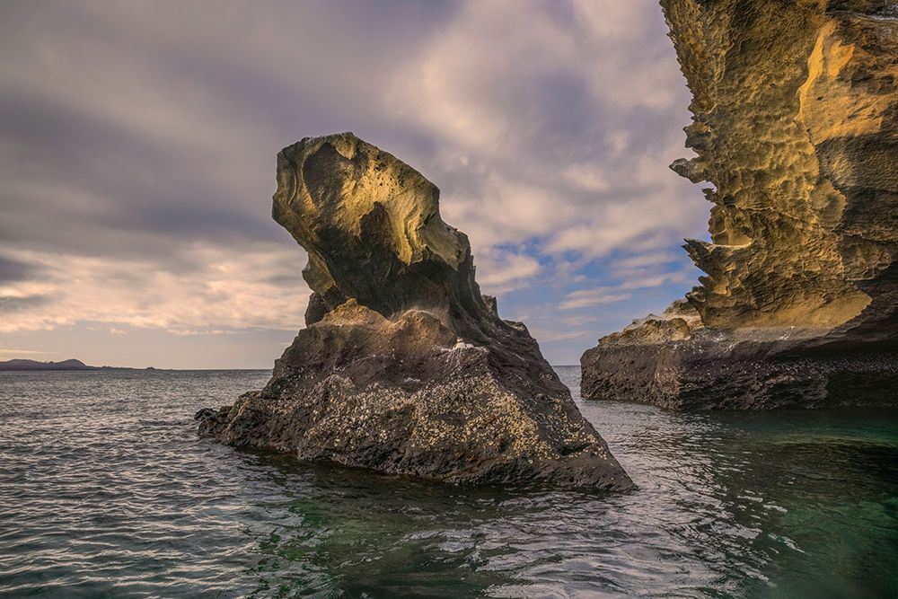 Rock formation off Bartholomew Island-Galapagos Islands-Ecuador art print by Adam Jones for $57.95 CAD