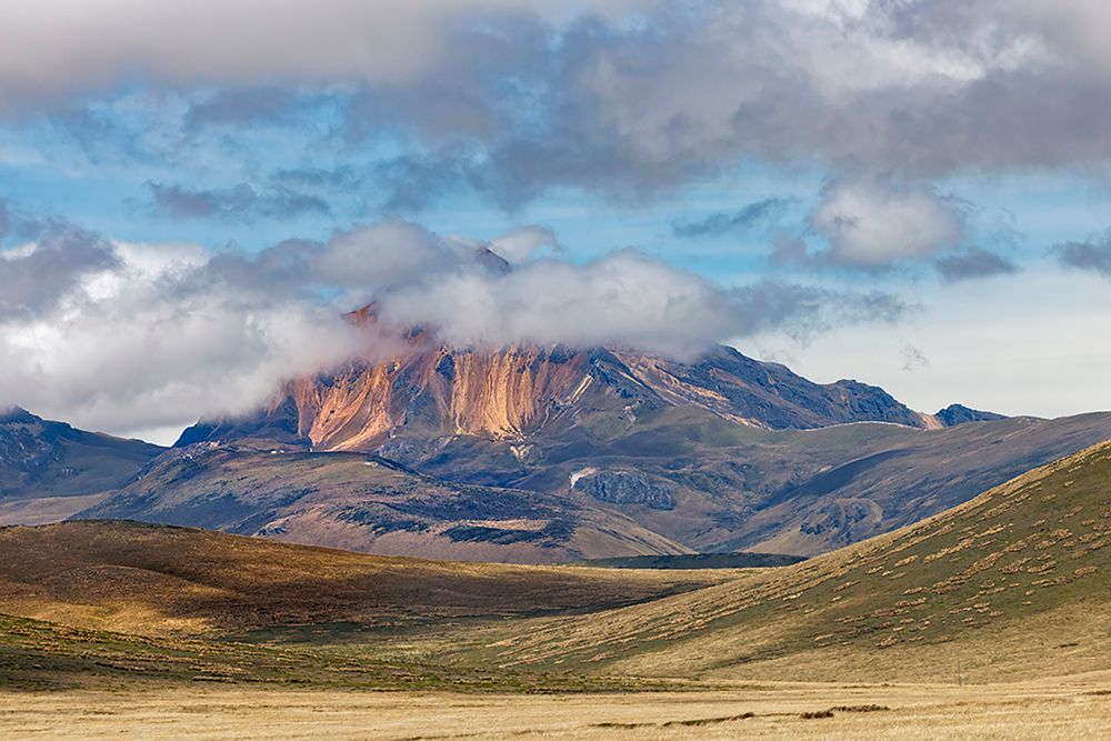 Distant mountain and clouds at high elevation-Antisana Ecological Reserve-Ecuador art print by Adam Jones for $57.95 CAD