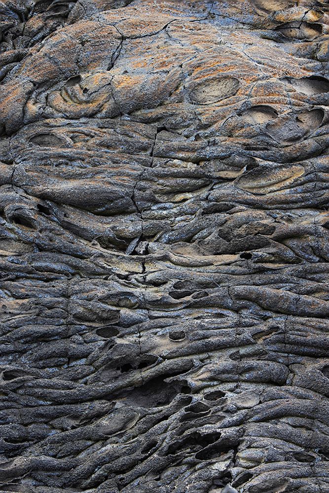 Recent Pahoehoe lava flow-Sullivan Bay-Santiago Island-Galapagos Islands-Ecuador art print by Adam Jones for $57.95 CAD