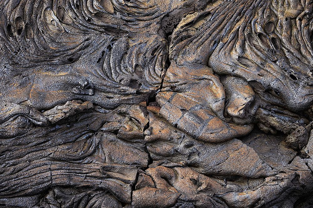 Recent Pahoehoe lava flow-Sullivan Bay-Santiago Island-Galapagos Islands-Ecuador art print by Adam Jones for $57.95 CAD
