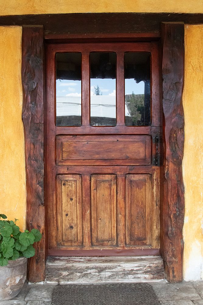 Doors in the Hacienda San Agustin de Callo, a colonial hacienda. art print by Mallorie Ostrowitz for $57.95 CAD