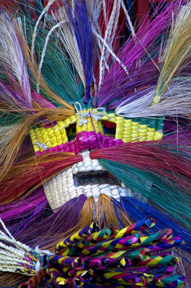 Mexico, San Miguel de Allende, Mask at market art print by Nancy Rotenberg for $57.95 CAD