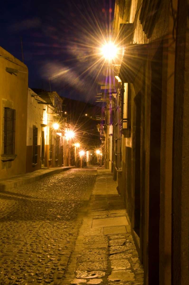 Mexico, San Miguel de Allende, Street scene art print by Nancy Rotenberg for $57.95 CAD
