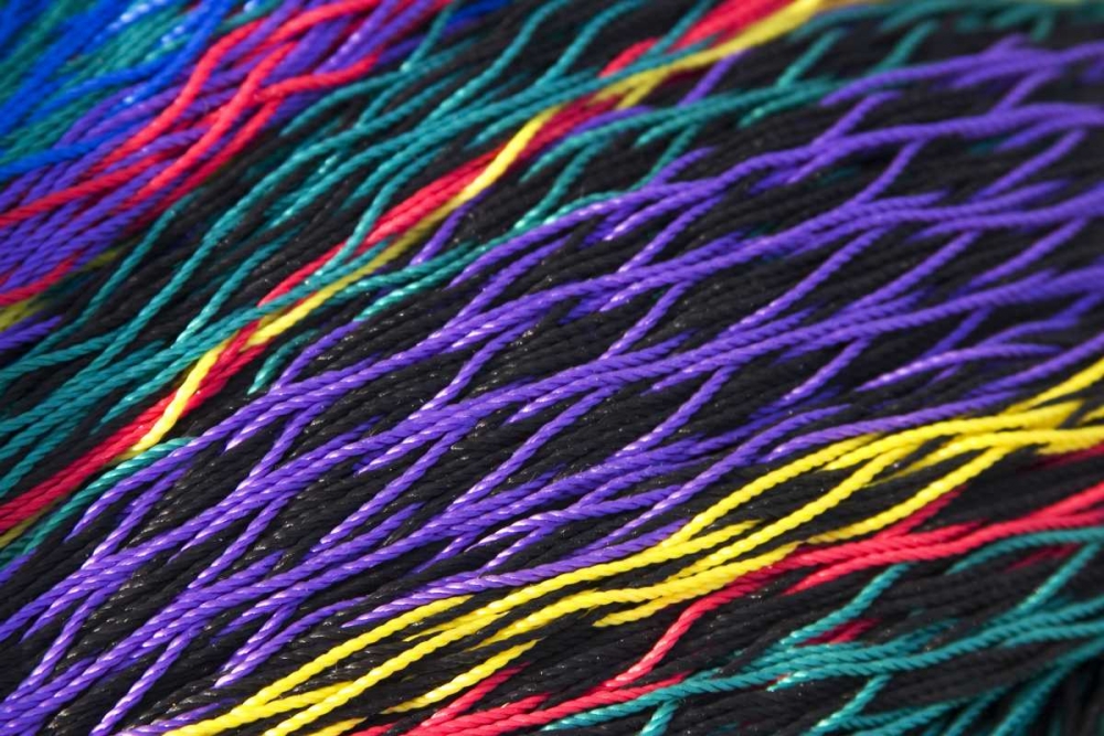 Mexico, Puerto Vallarta Patterns in fishing nets art print by Nancy, Steve Ross for $57.95 CAD