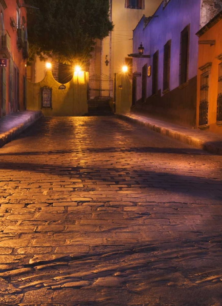 Mexico, San Miguel de Allende Street Lanterns art print by Nancy Rotenberg for $57.95 CAD