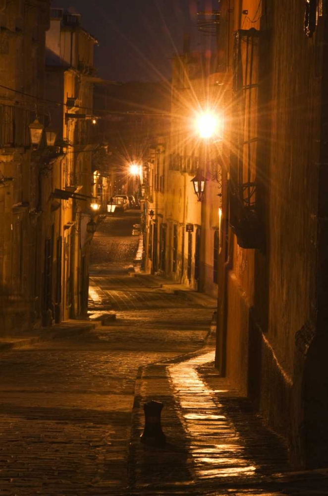 Mexico, San Miguel de Allende Street Lanterns art print by Nancy Rotenberg for $57.95 CAD