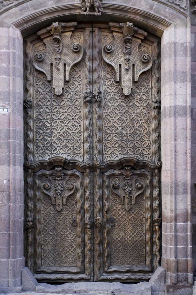 Mexico Carved wooden set of doors art print by Bill Young for $57.95 CAD