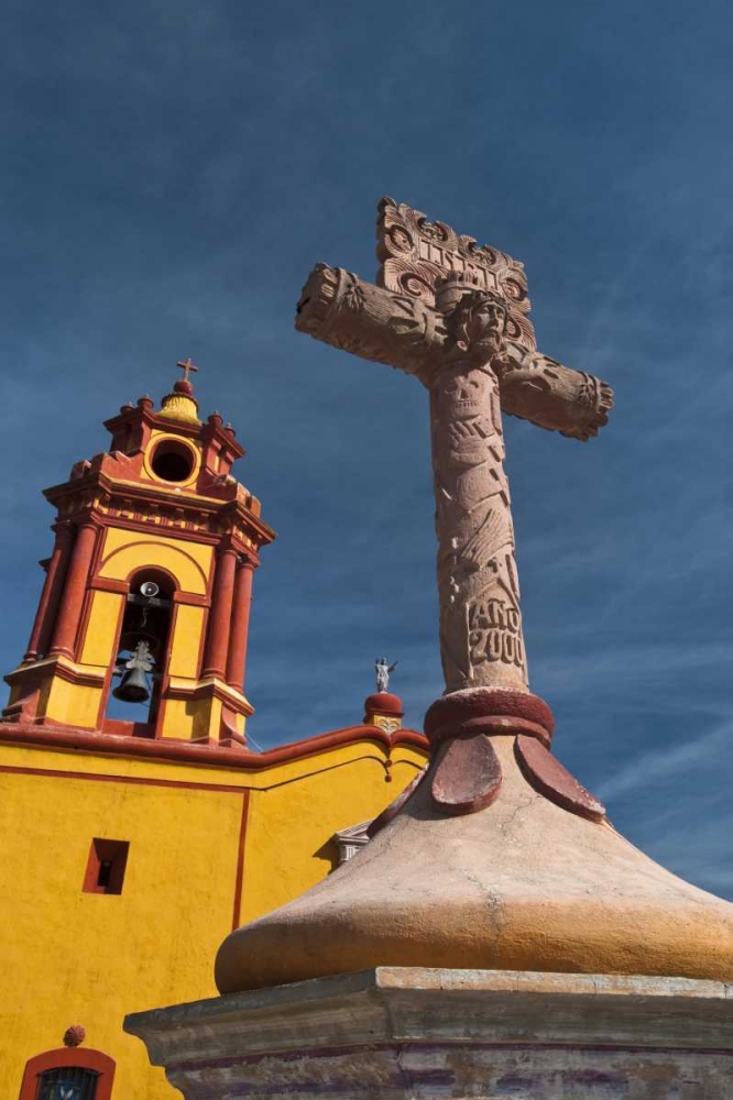 Mexico, Bernal Iglesia de San Sebastian church art print by Nancy Rotenberg for $57.95 CAD