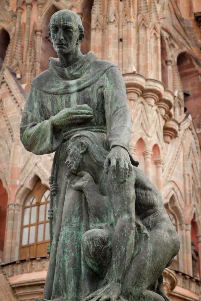 Mexico Statue of Fray Juan de San Miguel art print by Don Paulson for $57.95 CAD
