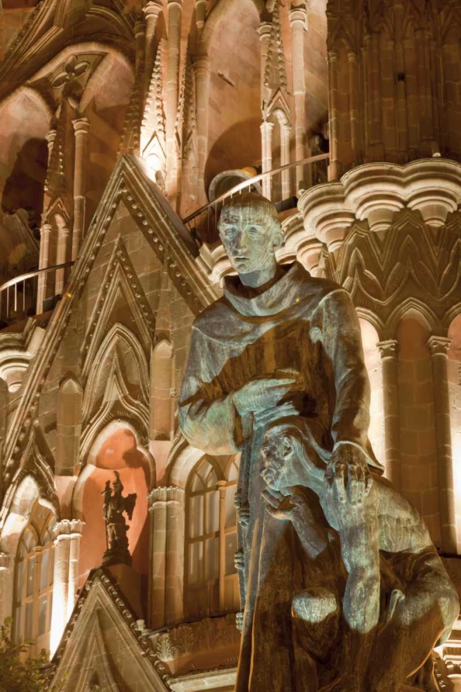 Mexico Statue of Fray Juan de San Miguel art print by Don Paulson for $57.95 CAD