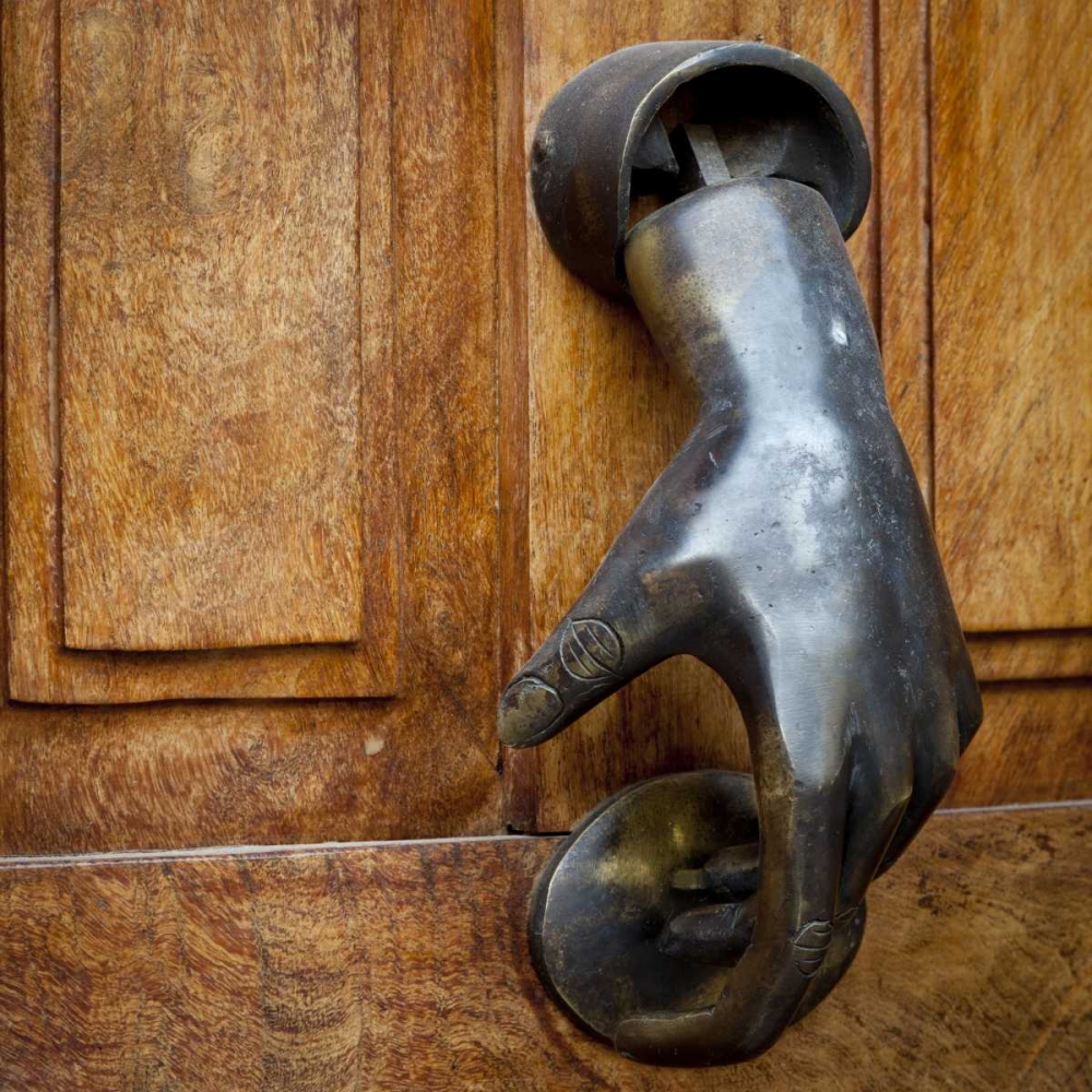 Mexico Detail of a door and door knocker art print by Don Paulson for $57.95 CAD