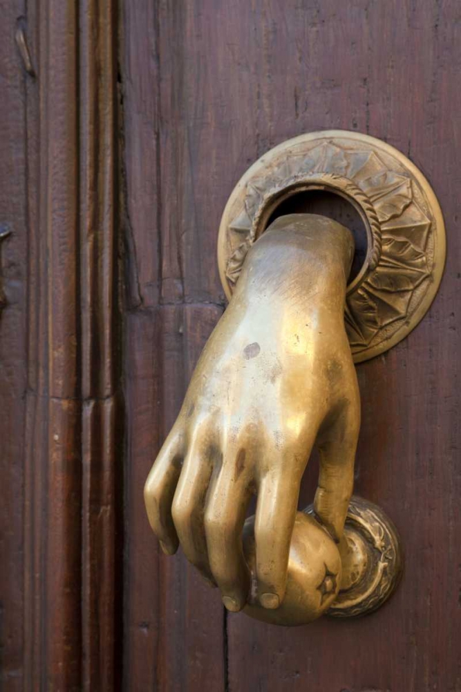 Mexico Detail of a door and door knocker art print by Don Paulson for $57.95 CAD