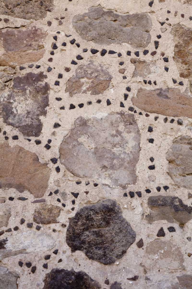 Mexico Detail of traditional stone work on wall art print by Don Paulson for $57.95 CAD