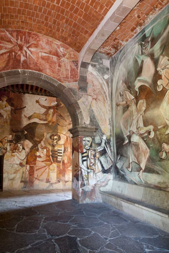 Mexico Wall paintings inside Art Institute art print by Don Paulson for $57.95 CAD