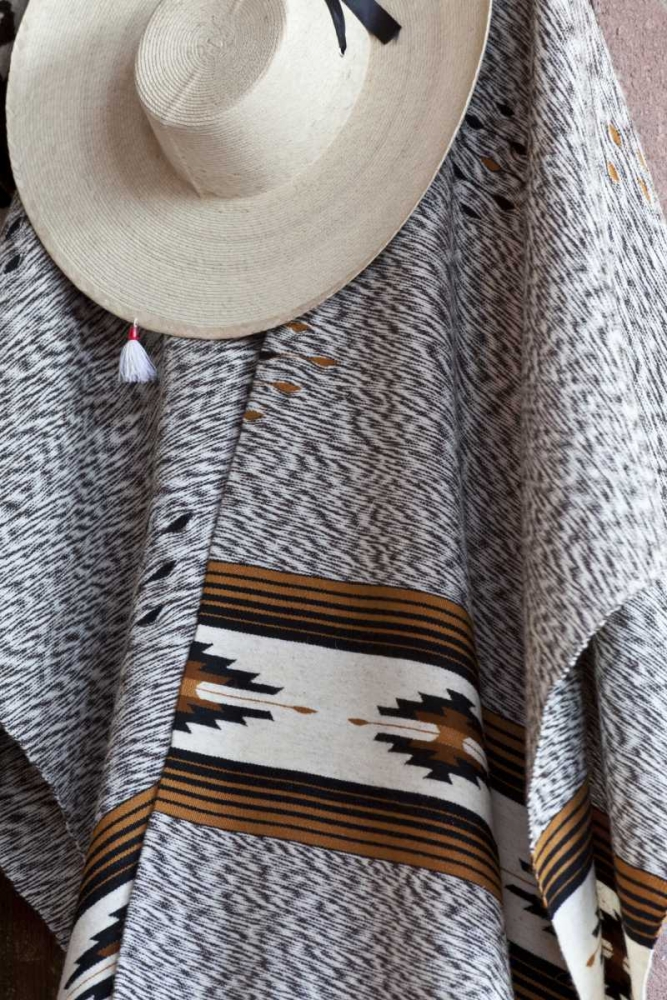 Mexico, San Miguel de Allende Hat and serape art print by Don Paulson for $57.95 CAD