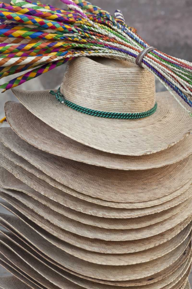 Mexico Hats for sale in the Jardin art print by Don Paulson for $57.95 CAD