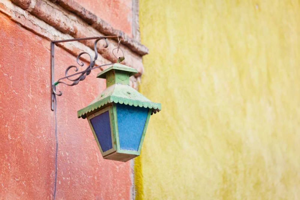 Mexico Traditional street lamp on wall art print by Don Paulson for $57.95 CAD