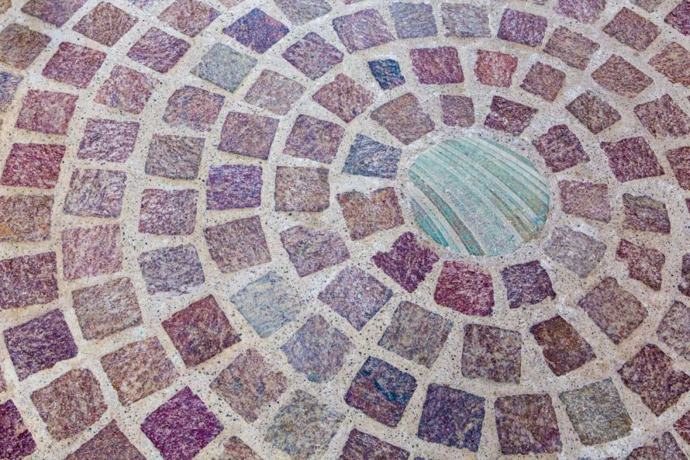 Mexico, Guanajuato Design of brick patio art print by Don Paulson for $57.95 CAD
