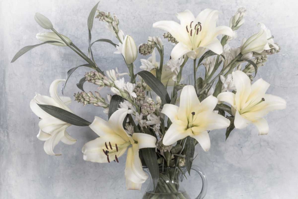 Mexico Flower arrangement with lilies art print by Don Paulson for $57.95 CAD