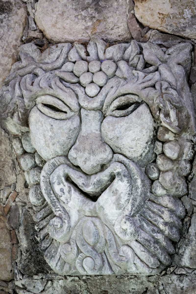 Mexico Detail of lion sculpture art print by Don Paulson for $57.95 CAD