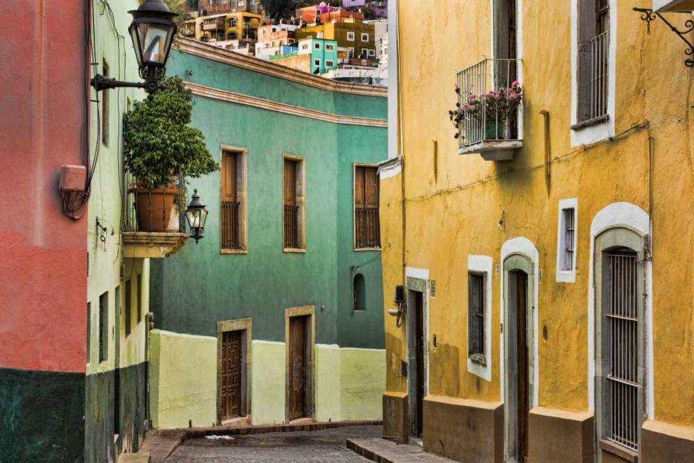 Mexico, Guanajuato Street scene art print by Don Paulson for $57.95 CAD