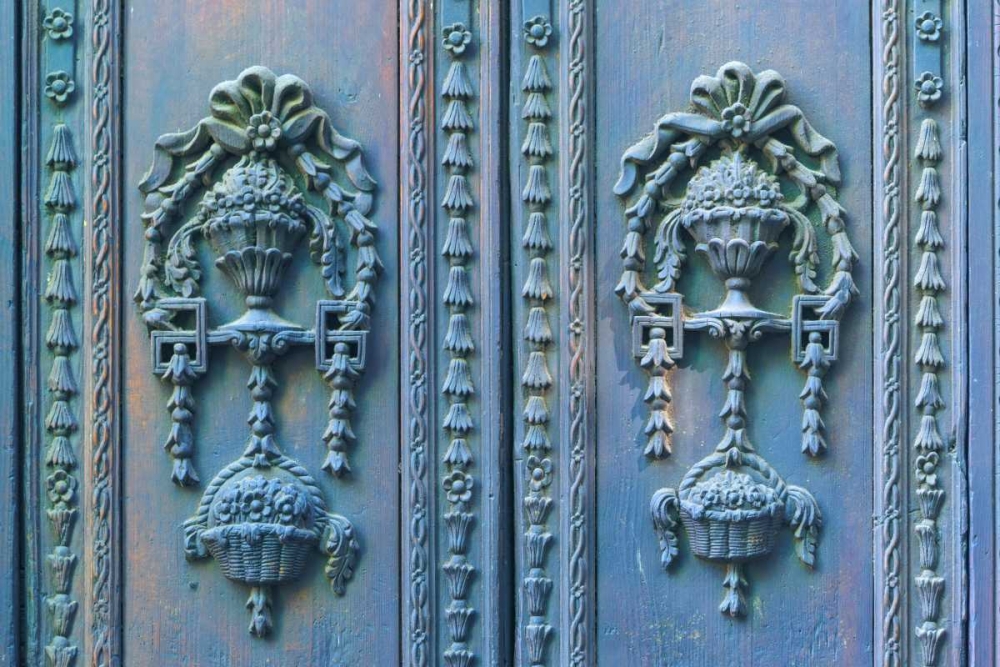 Mexico, Guanajuato Detail of wooden door art print by Don Paulson for $57.95 CAD