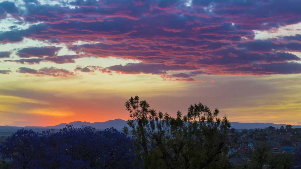 Mexico, San Miguel de Allende Sunset over city art print by Don Paulson for $57.95 CAD