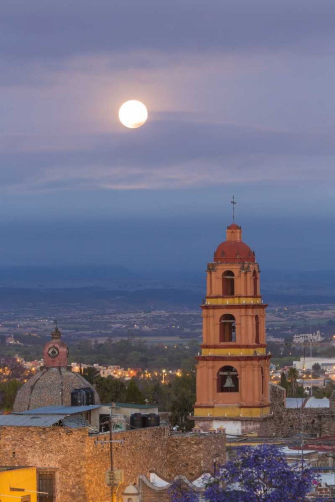 Mexico, San Miguel de Allende Full moon art print by Don Paulson for $57.95 CAD