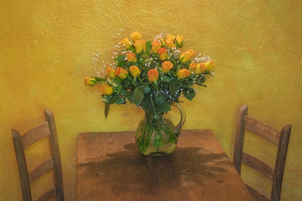 Mexico Arrangement of yellow roses art print by Don Paulson for $57.95 CAD