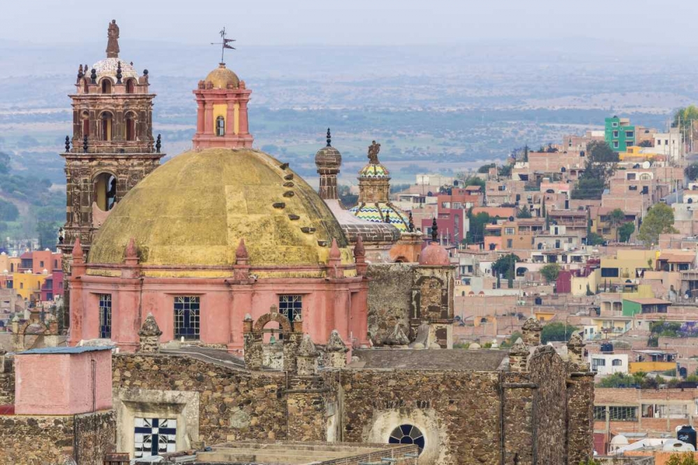 Mexico Overview of church dome and city art print by Don Paulson for $57.95 CAD